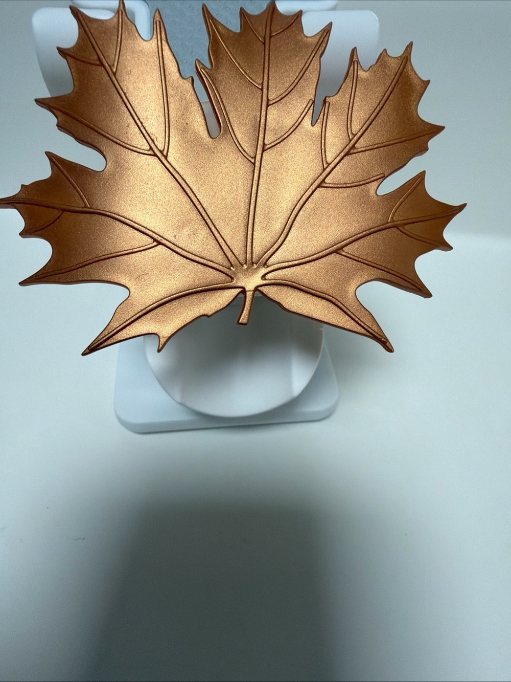 Yankee Candle Metallic Copper Maple Leaf Accent plug in